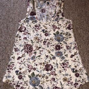 BKE Boutique Floral Tank Top